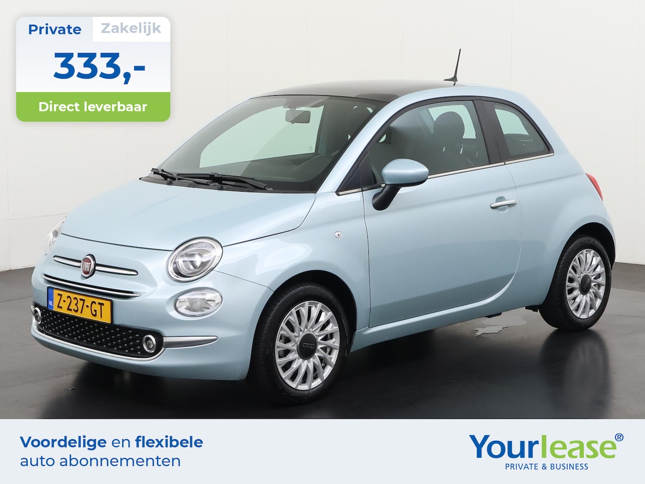 Fiat 500 - 1.0 Hybrid Dolcevita | All-in 333,- Private Lease | Direct uit voorraad - AutoWereld.nl