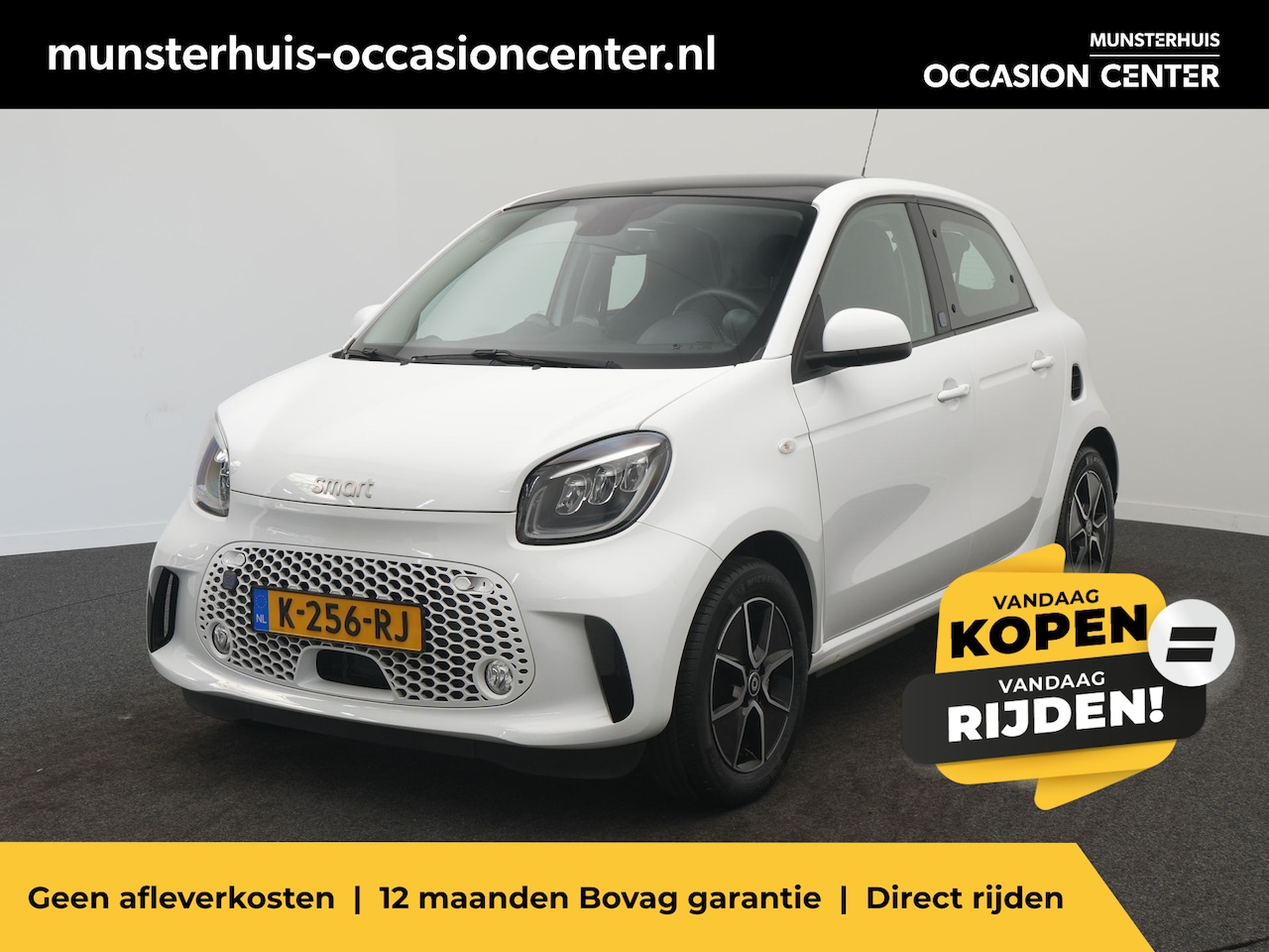 Smart Forfour - EQ Comfort PLUS 18 kWh - RIJKLAARPRIJS - NAP LAGE KILOMETERSTAND - Camera - Panoramadak - - AutoWereld.nl