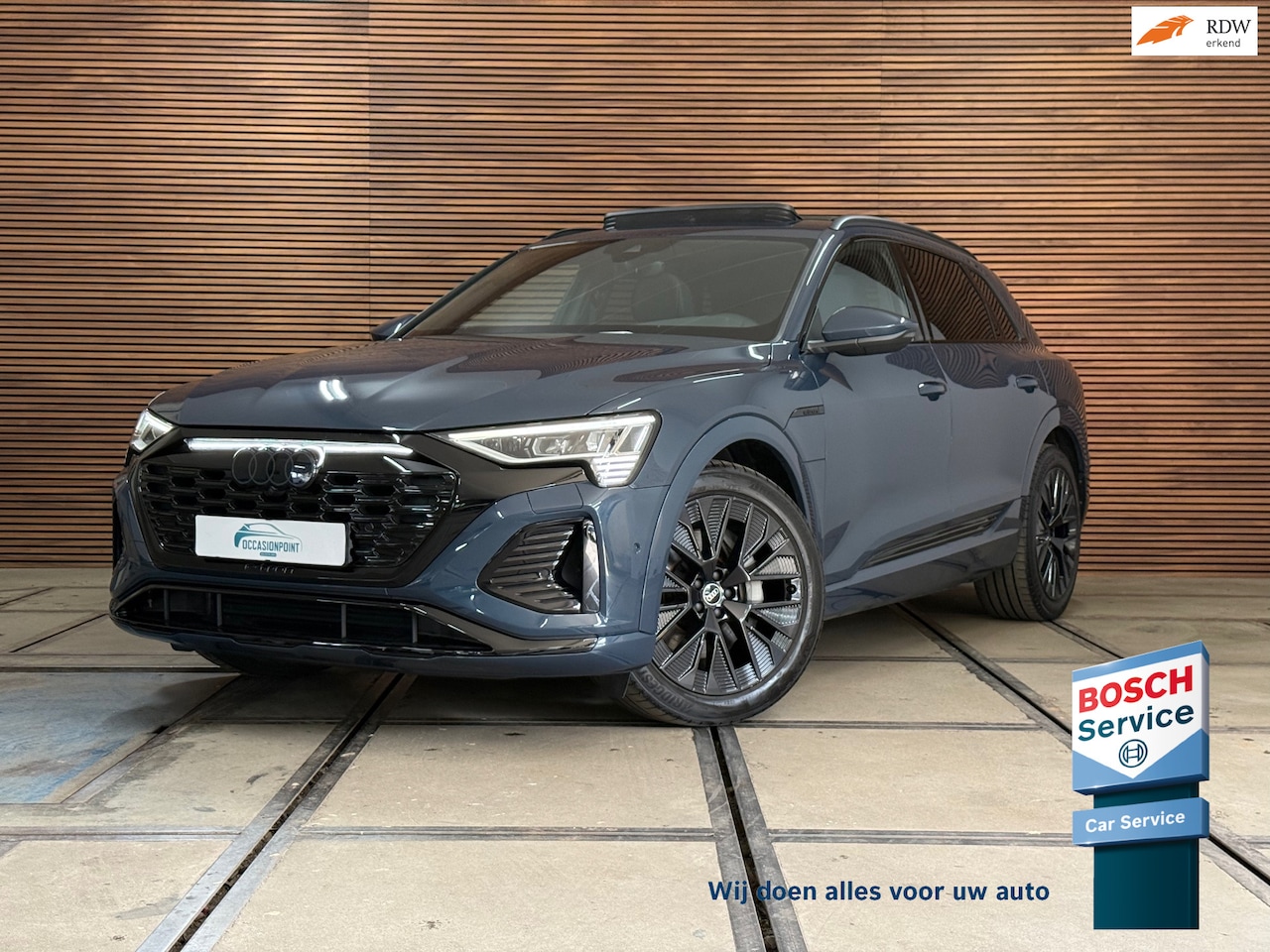 Audi Q8 e-tron - 55 quattro S-line Black Edition 115 kWh | 408PK | Pano | Trekhaak | Matrix Led | B&O Sound - AutoWereld.nl