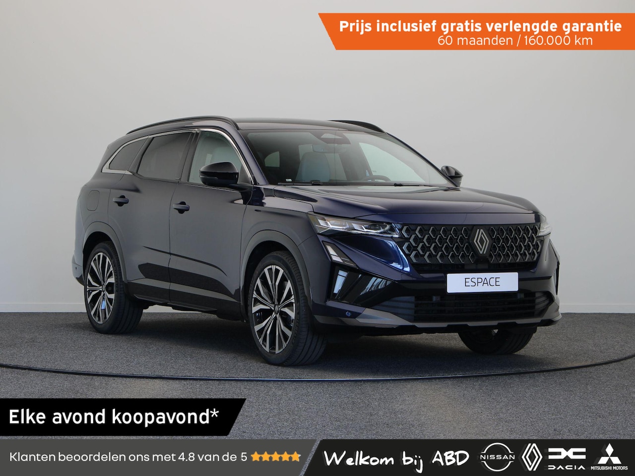 Renault Espace - E-Tech full hybrid 200pk iconic 7p. | Vijf jaar garantie | Panoramisch dak | Harman Kardon - AutoWereld.nl