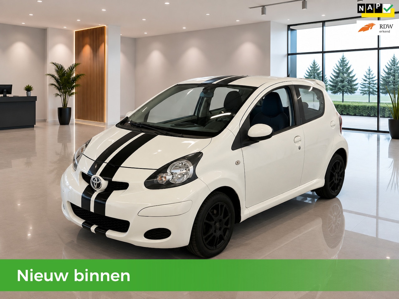 Toyota Aygo - 1.0 VVT-i NAP 5Drs Airco-Nieuwe APK- Elek.ramen-1e Eigenaar - AutoWereld.nl
