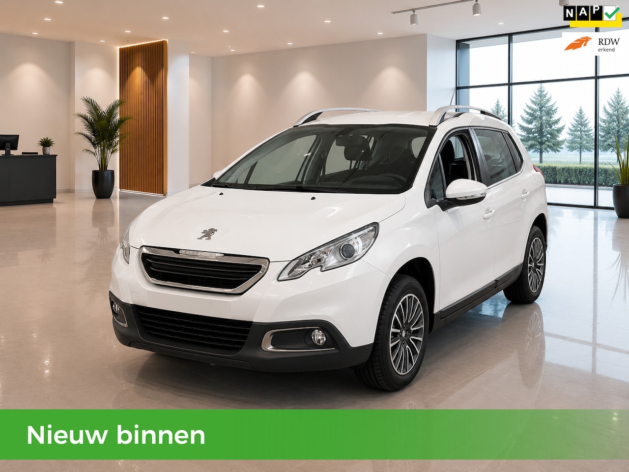 Peugeot 2008 - 1.2 NAP 5D AIRCO TREKHAAK CRUISECONTROL BLUETOOTH NW APK DAKRAILS ELEK.RAMEN 1E EIGENAAR - AutoWereld.nl