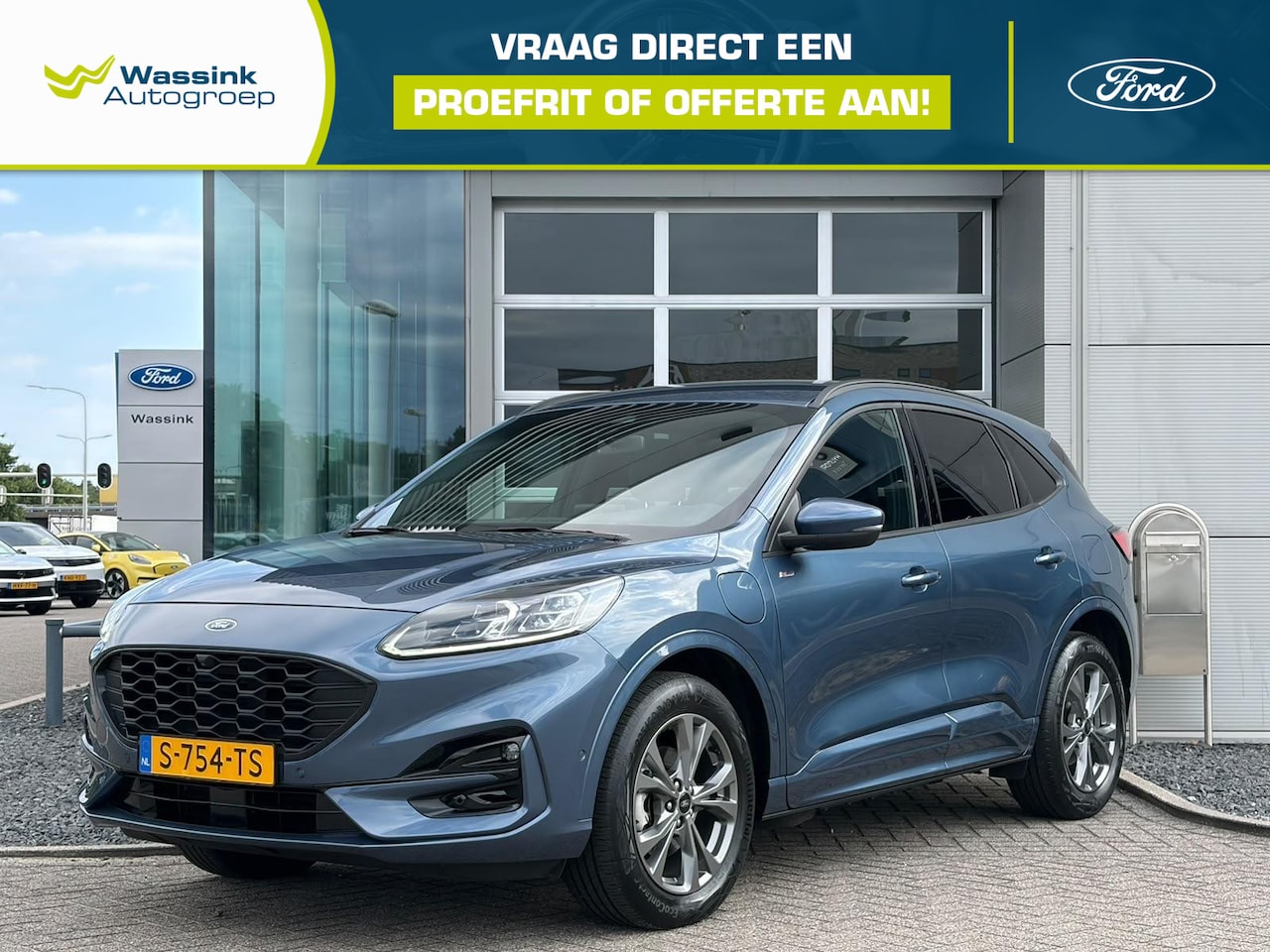 Ford Kuga - 2.5 PHEV ST-Line X | Winter pack | Navigatie | Leder -Alcantara | - AutoWereld.nl