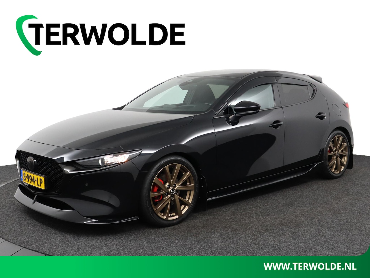 Mazda 3 Sport - 2.0 e-SkyActiv-G M Hybrid 150 Homura | Orig. Mazda styling pakket | Sportuitlaat met klepp - AutoWereld.nl