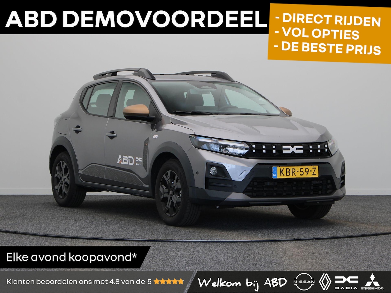 Dacia Sandero Stepway - 1.2 Eco-G 120 limited edition | Climate control | Elek. handrem | Achteruitrijcamera | Cru - AutoWereld.nl