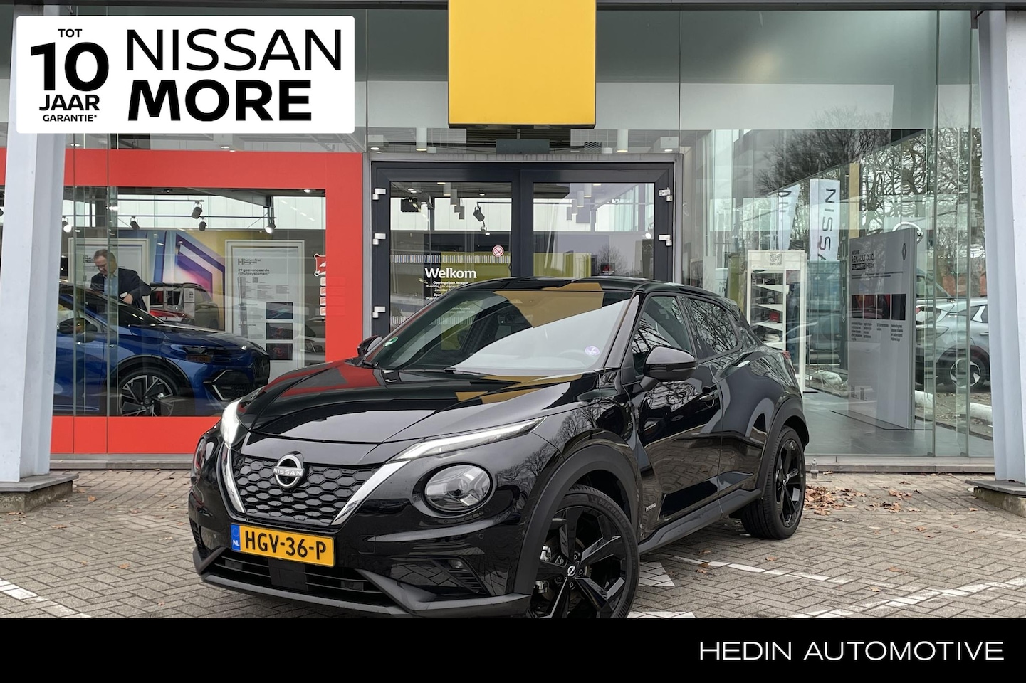 Nissan Juke - 1.6 Hybrid Tekna | Bose | Trekhaak | Leder | Stoel Verwarming | - AutoWereld.nl