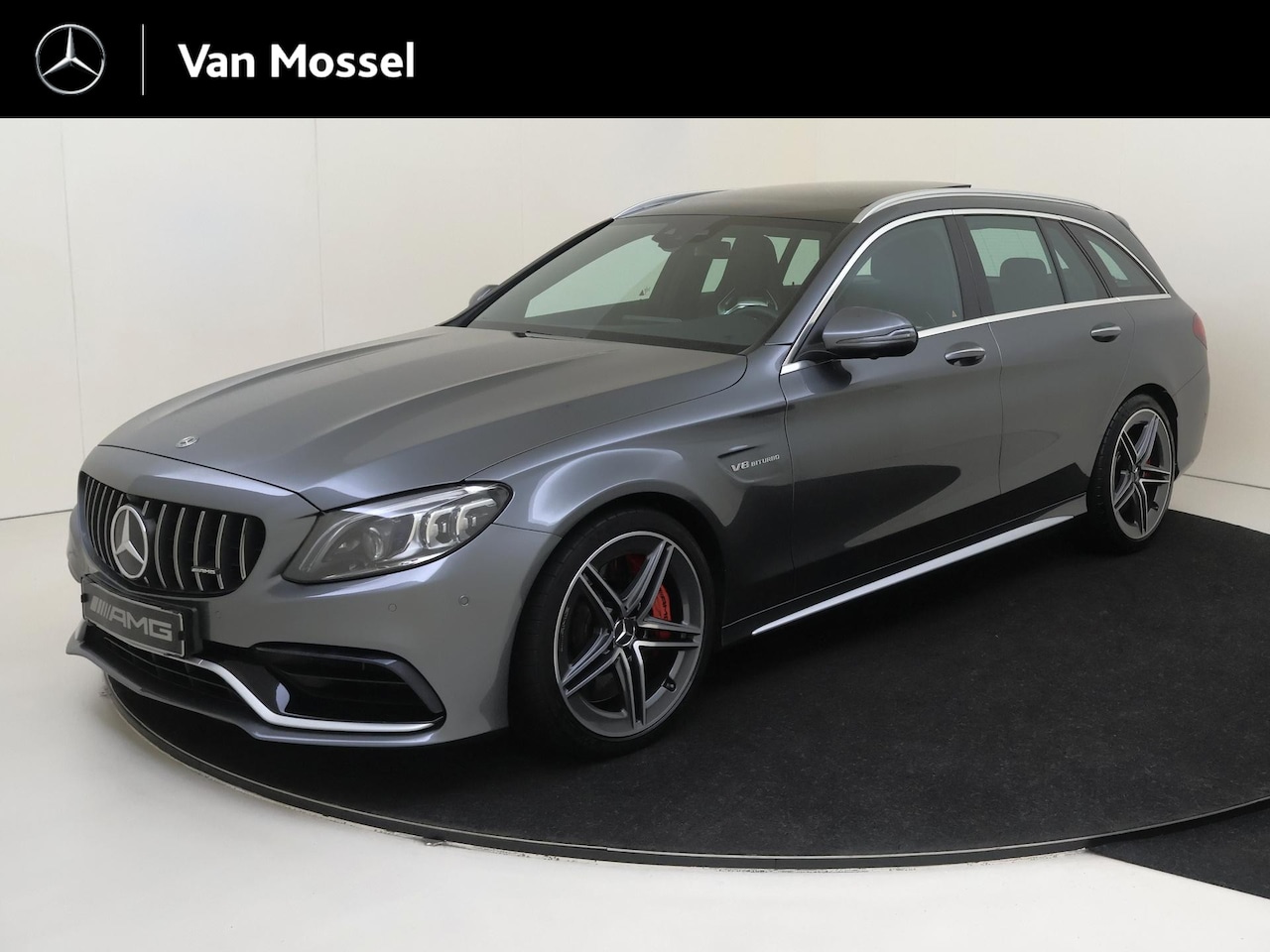 Mercedes-Benz C-klasse Estate - AMG 63 S Premium Plus Pack / Memory-Stoelen / Burmester / Panaroma-dak / AMG-Driverspakket - AutoWereld.nl