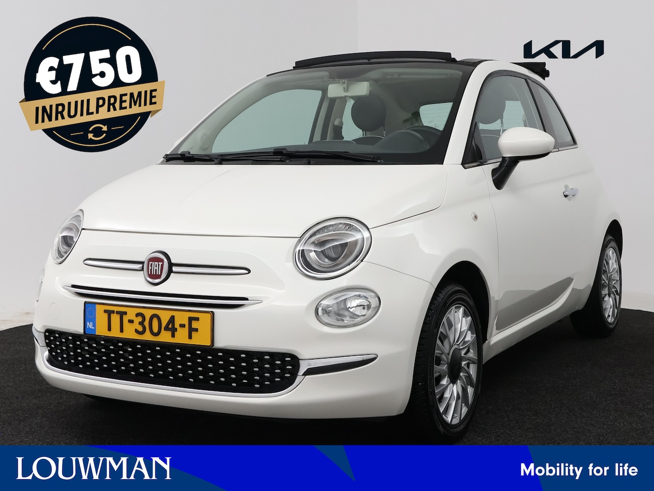 Fiat 500 C - 1.2 | Climate Control | Automaat | Parkeersensoren | €750-inruilpremie - AutoWereld.nl