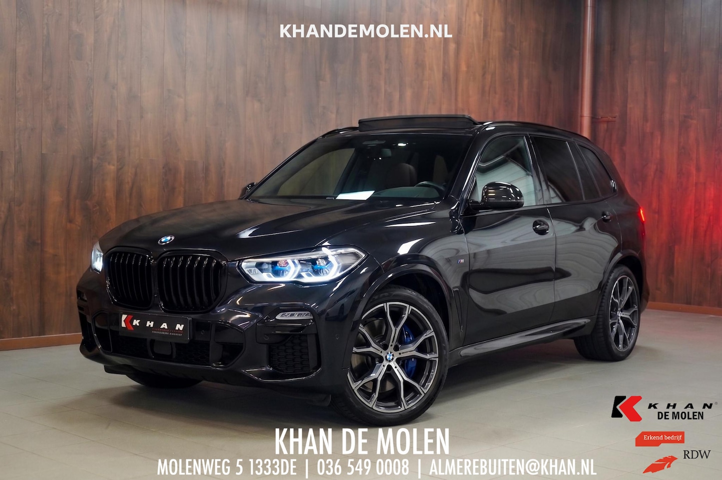 BMW X5 - xDrive45e Executive M-Sport Laser|Pano|Memory|360º|Leder|Luchtvering - AutoWereld.nl