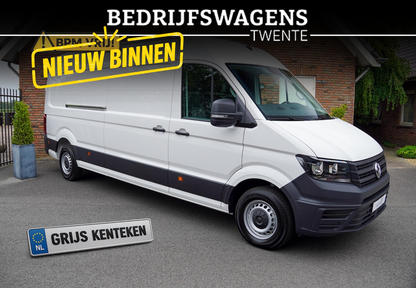Volkswagen Crafter - 2.0 TDI 140PK L4H3 Airco Cruise Control Parkeer sensoren V+A - AutoWereld.nl