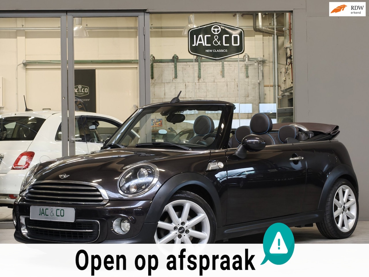 MINI Cabrio - 1.6 Cooper Highgate NAP Leder Xenon - AutoWereld.nl