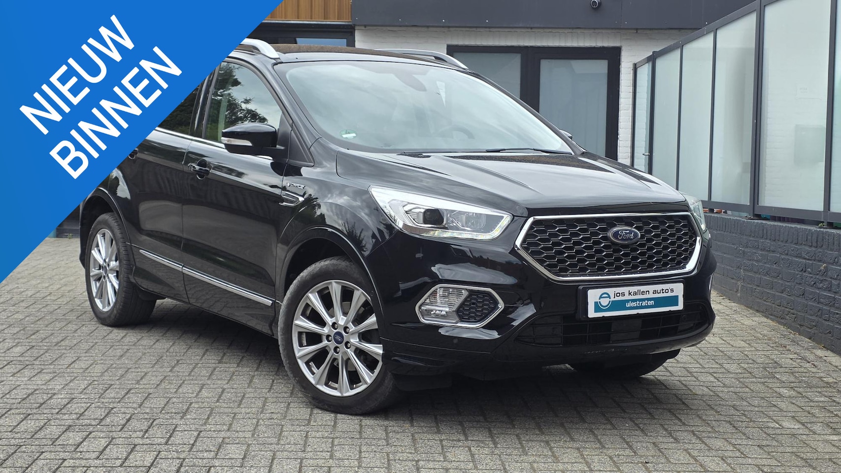 Ford Kuga - 1.5 EcoBoost Vignale 150pk Navi, EL Trekhaak, Winterpack, Leer, Memory, DAB+ - AutoWereld.nl