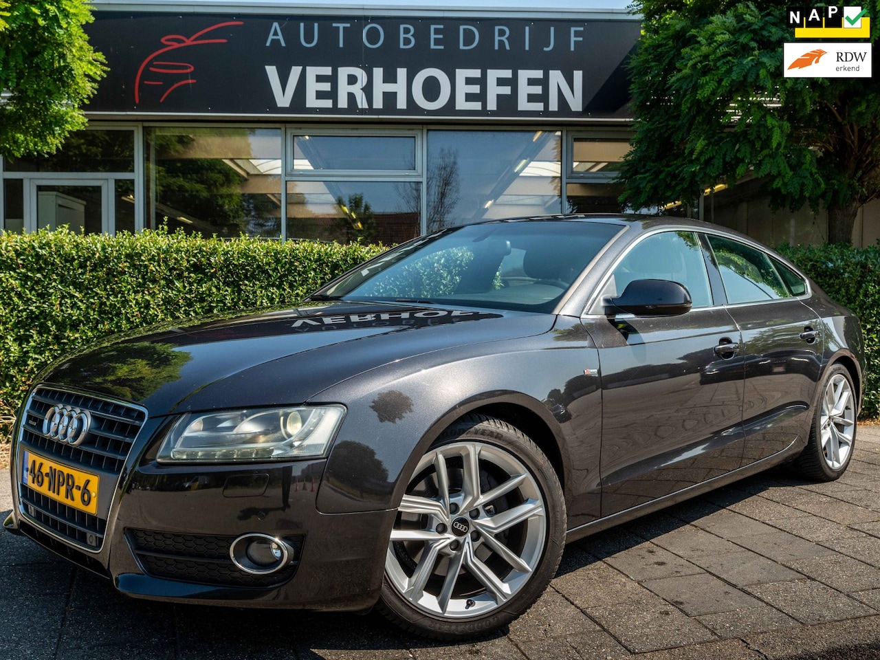 Audi A5 Sportback - 2.0 TFSI - QUATTRO S-LINE - AUTOMAAT - CRUISE / CLIMATE CONTR - XENON - ORG NL - NAP ! - AutoWereld.nl