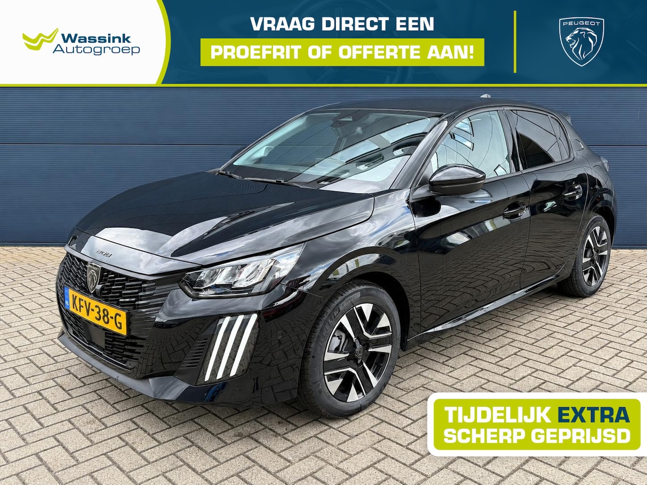 Peugeot 208 - 1.2 Hybrid 110 e-DCS6 Allure Automaat | VOORRAAD VOORDEEL | Navigatie | Parkeercamera | Pa - AutoWereld.nl