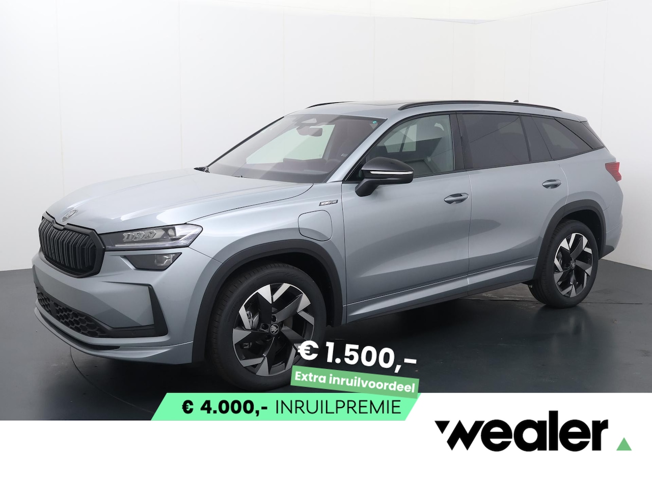 Skoda Kodiaq - Sportline Business 1.5 TSI PHEV 204 PK | Panoramadak | Winterpakket | Trekhaak | 19" Licht - AutoWereld.nl