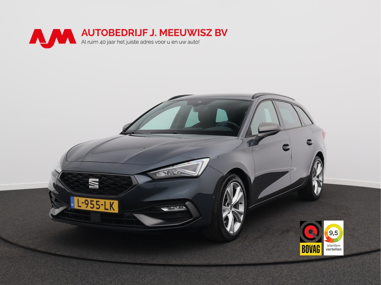 SEAT Leon Sportstourer - 1.5 TSI FR Business Intense/ lage km/ zeer mooi! - AutoWereld.nl