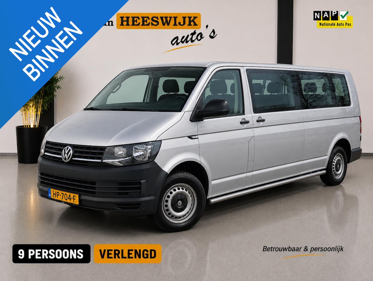 Volkswagen Transporter - 2.0 TDI L2H1 Comfortline INCL. BTW/BPM 102 Pk |Airco | elktr. pak. - AutoWereld.nl