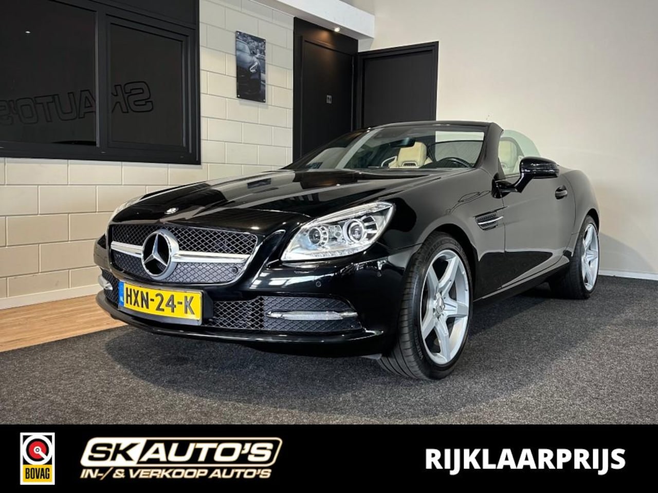 Mercedes-Benz 200-serie - SLK 200 LEDER AUTOMAAT CRUISE STOELV CLIMA AIRSCARF LM - AutoWereld.nl
