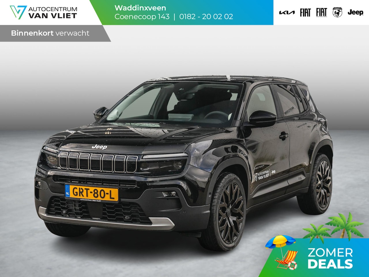 Jeep Avenger - 1.2 e-Hybrid Summit | Infotainment Pack | Schuif/Kanteldak | Leder&Winter Pack | 19" Brute - AutoWereld.nl