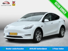 Tesla Model Y - Long Range AWD 75 kWh SOH 87, 8% / Autopilot / 20'' LM ( € 2.300 Nieuwe banden ) / NL Gele