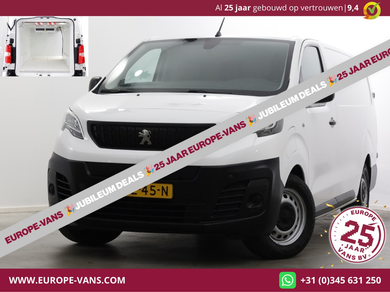 Peugeot e-Expert - Long Asphalt 75 kWh Snellader Koelwagen 12V+230V SOH 91% 05-2022 - AutoWereld.nl