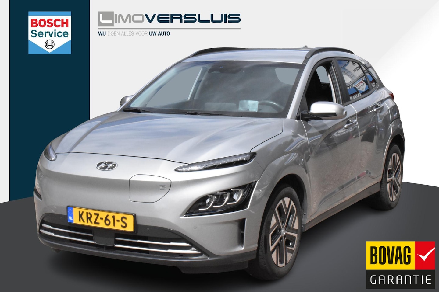 Hyundai Kona Electric - EV Premium 64 kWh Leder | BSM | HUD | ACC | Navigatie | 12 mnd BOVAG garantie | Whatsapp 0 - AutoWereld.nl