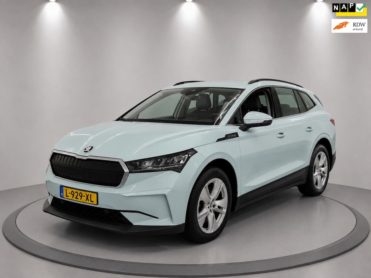 Skoda Enyaq iV - 60|LEDER|NAVI|AIRCO|NL-AUTO|NAP|ELECTRIC| - AutoWereld.nl