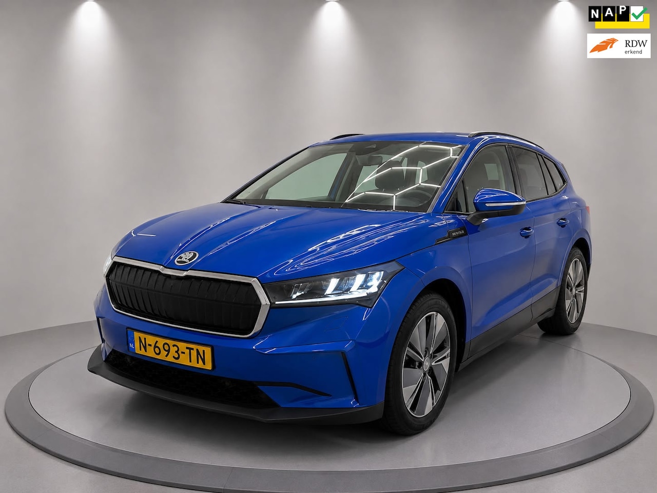 Skoda Enyaq iV - 60|1/2 LEDER|NAVI|AIRCO|NL-AUTO|NAP|ELECTRIC| - AutoWereld.nl