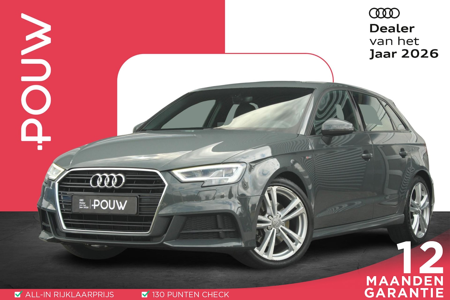 Audi A3 Sportback - 40 TFSI 190pk Sport S Line Edition | Elek. trekhaak | Sportstoelen | Cruise control - AutoWereld.nl