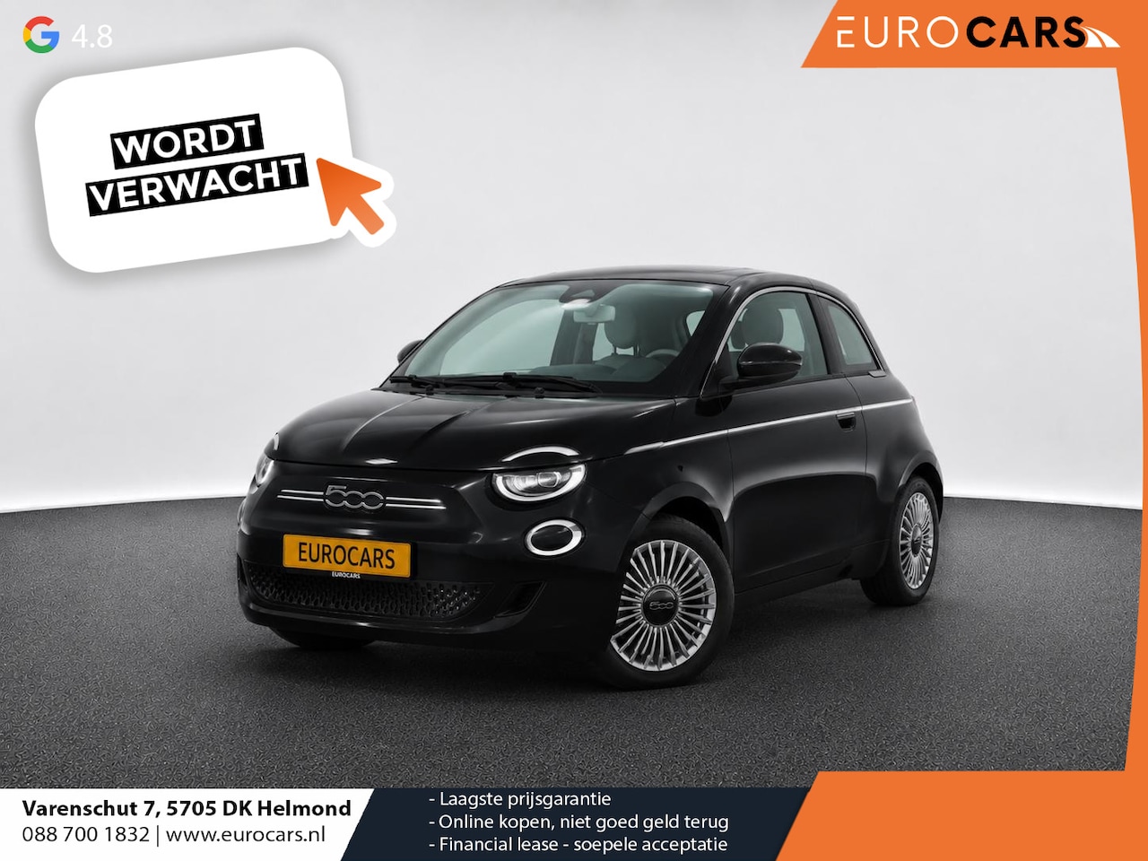 Fiat 500 - Icon 42 kWh Navigatie Apple CarPlay Android Auto Camera Parkeerhulp Adaptive Cruise Contro - AutoWereld.nl