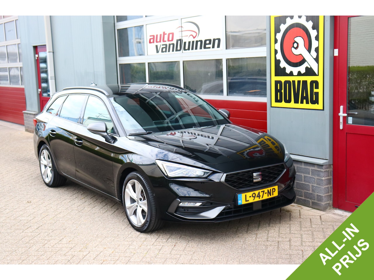 SEAT Leon Sportstourer - 1.5 eTSI FR Business Intense O.a: Adaptive cruise, Elektr. achterklep, Carplay, Dab, Pdc, - AutoWereld.nl