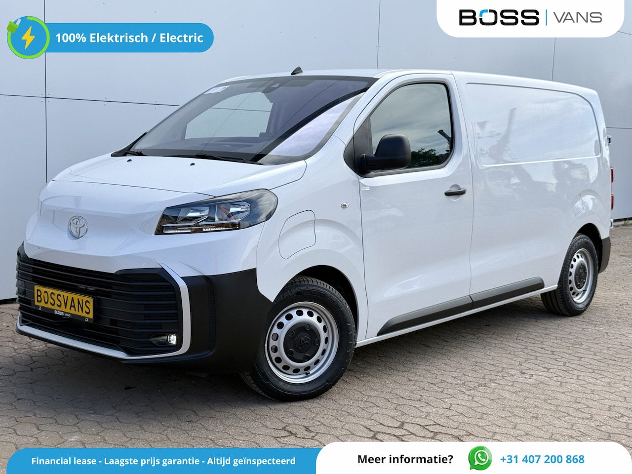 Toyota ProAce - Electric 75kWh L1 348km WLTP EV 100KW Snelladen Climate Control Cruise Control Camera Park - AutoWereld.nl