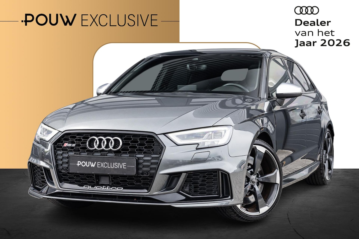 Audi RS3 - Sportback 2.5 TFSI 400pk quattro | Panoramadak | Carbon Inleg | Achteruitrijcamera | B&O A - AutoWereld.nl
