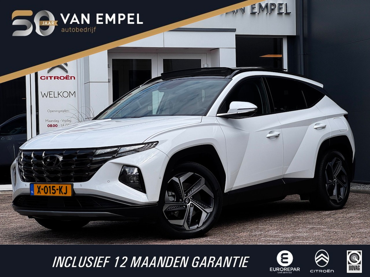 Hyundai Tucson - 1.6 T-GDI PHEV Premium Sky 4WD | 97% SOH | Trekhaak | Pano | Leder + Memory | 360 Camera | - AutoWereld.nl