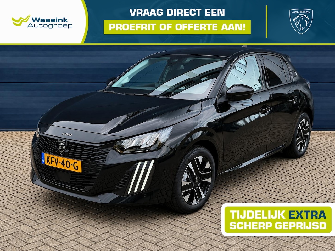 Peugeot 208 - 1.2 Hybrid 110 e-DCS6 Allure Automaat VOORRAAD VOORDEEL | Navigatie | Parkeercamera | Park - AutoWereld.nl