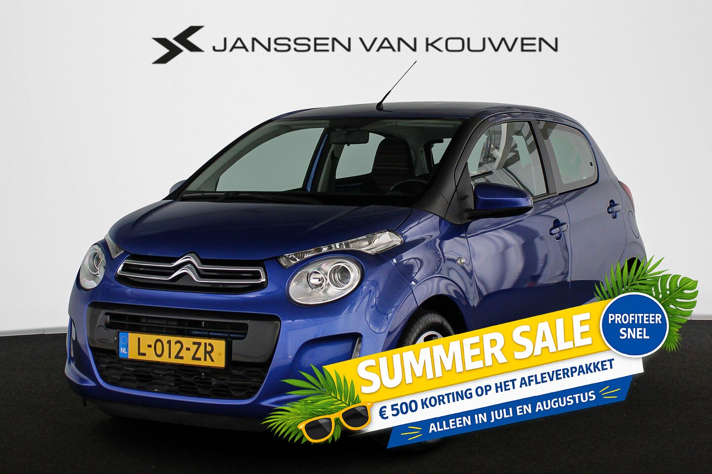 Citroën C1 - 1.0 VTi Shine Achteruitrijcamera Navigatie Airco Cruise Control 15" - AutoWereld.nl