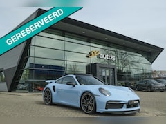 Porsche 911 - 3.8 Turbo S 650pk Panoramadak Burmester Keramisch PTS Gulfblauw NLauto Noselift PDCC Sport
