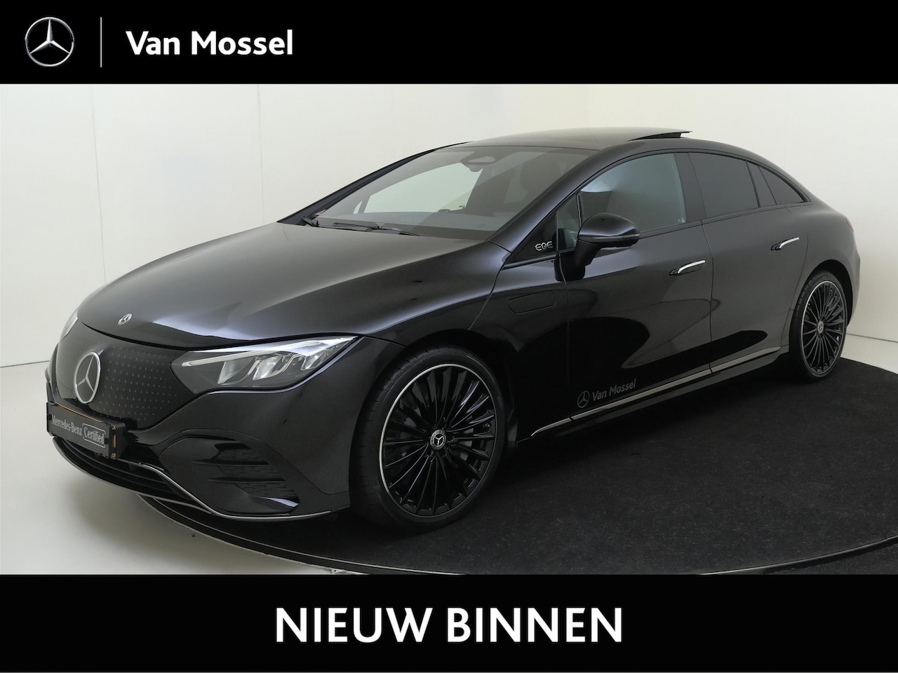 Mercedes-Benz EQE - 300 Business Solution AMG 90 kWh / Luchtvering / Panaroma-dak / Memory-Stoelen / - AutoWereld.nl