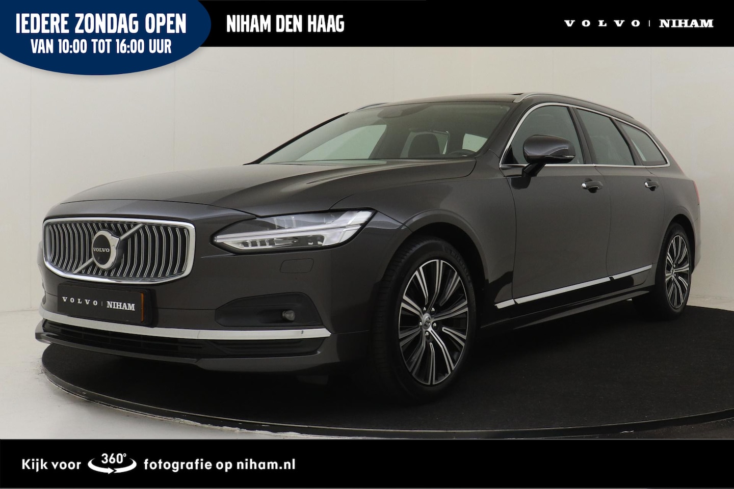 Volvo V90 - B4 (M-HYBRID) INSCRIPTION -PANO.DAK|HARMAN/KARDON|HEAD-UP DISP.|360°CAM|ADAP.LED|STANDKACH - AutoWereld.nl