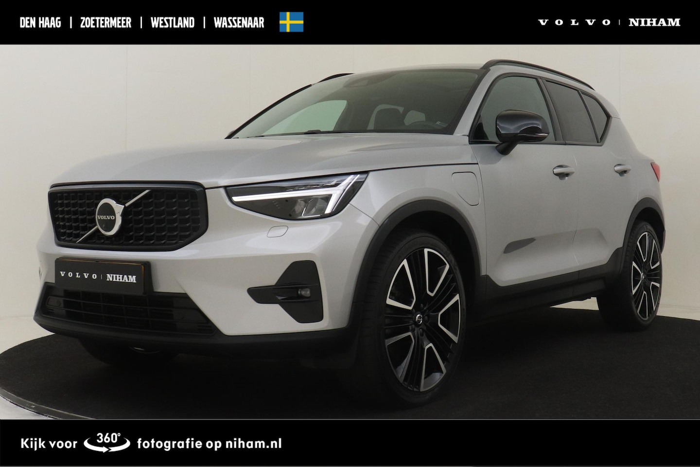 Volvo XC40 - T5 RECHARGE ULTIMATE DARK *VOL!* -PANO.DAK|HARMAN/KARDON|LEDER|POWER-SEATS|360°CAM|BLIS|AD - AutoWereld.nl