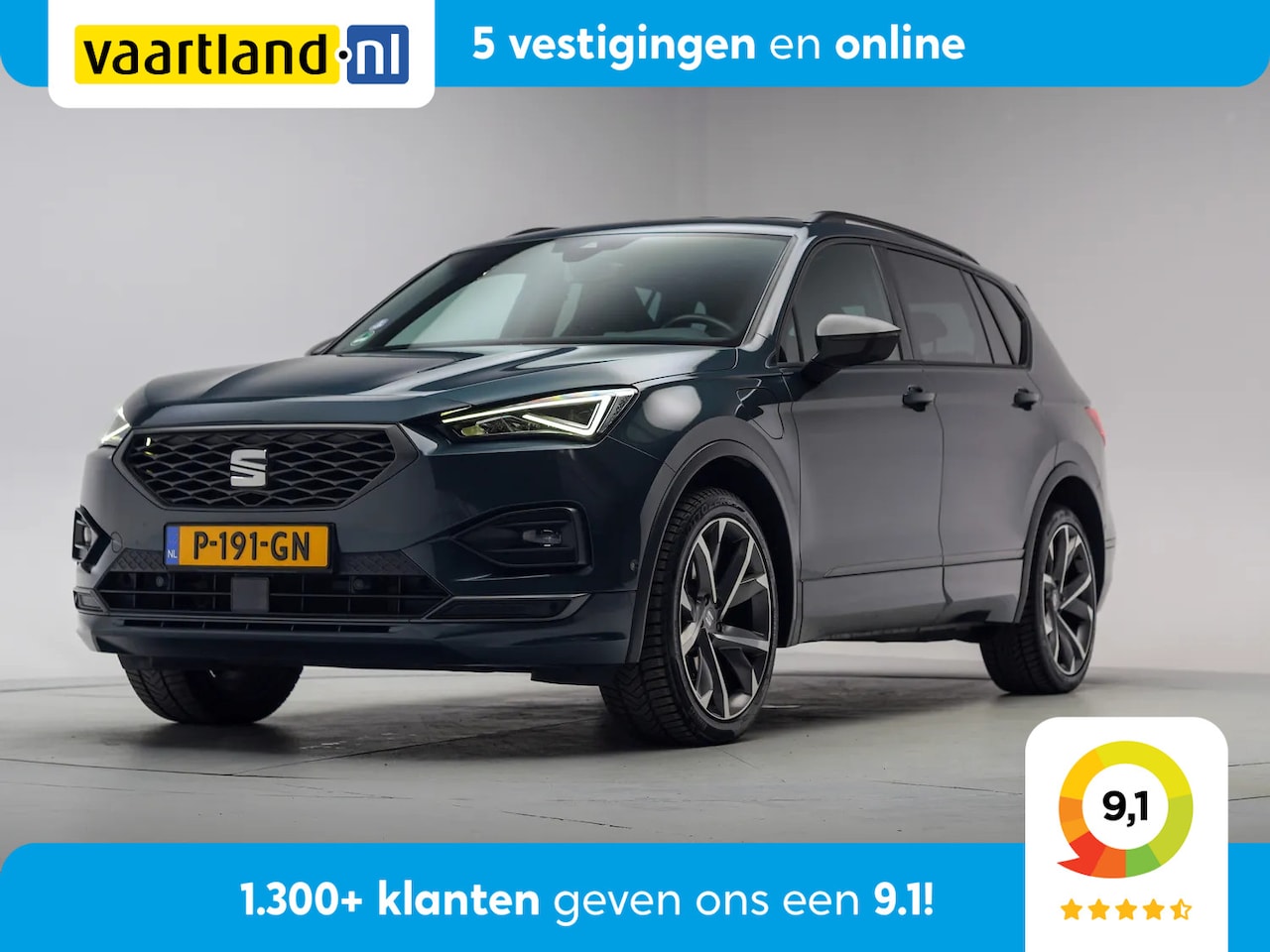 SEAT Tarraco - 1.4 TSI e-Hybrid PHEV FR Business Intense Aut. [ Virtual Adapt.cruise Camera Memory ] - AutoWereld.nl