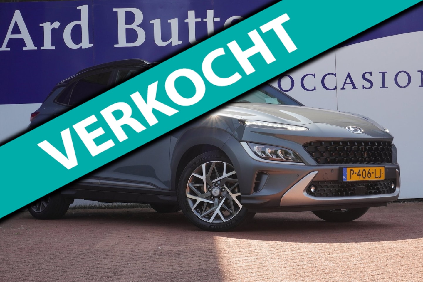 Hyundai Kona - 1.6 GDI HEV Premium= orig/NL+Led+Volleder+Krell-Sound+stoel&stuur-verw+ventilatie+Vitrual+ - AutoWereld.nl
