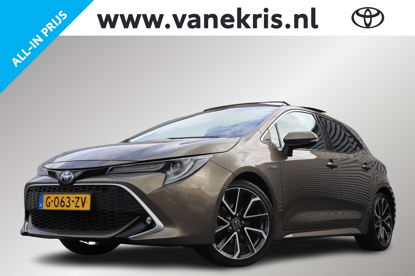 Toyota Corolla - 1.8 Hybrid Executive 1.8 Hybrid Executive, Pano, Trekhaak,  Apple Carplay/Android Auto, BSM, Sportstoelen, Stoe - AutoWereld.nl