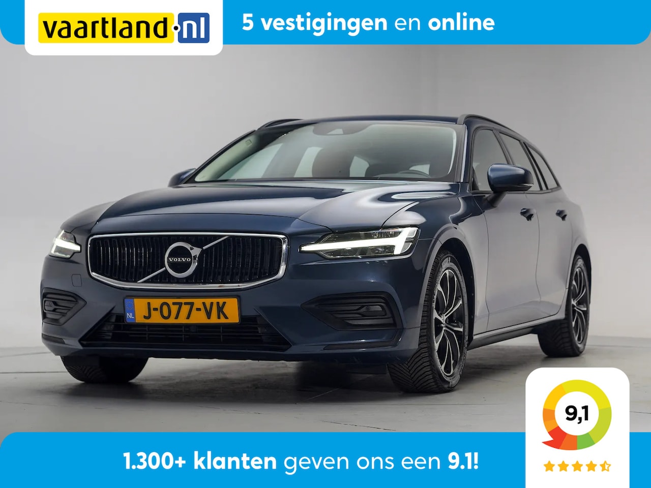 Volvo V60 - 2.0 B3 Momentum Advantage Aut. [ Navi Camera Full LED ] - AutoWereld.nl