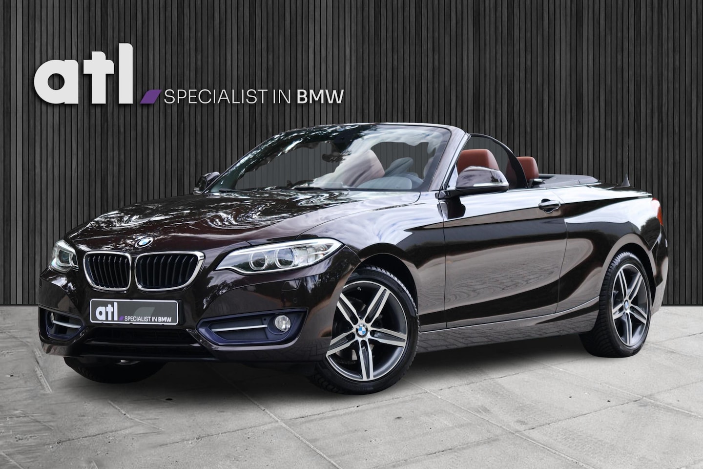 BMW 2-serie Cabrio - 218i High Executive Sportline | Aut. | Leder | Navi Pro | Xenon | Stoelverwarming | Clima - AutoWereld.nl