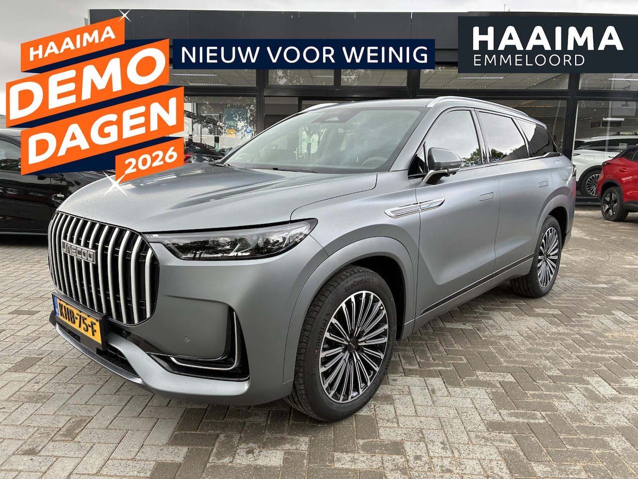 Jaecoo 8 - AWD PHEV 7-Pers. Exclusive | DEMO | ECC | Panoramadak | Leder | Alle Opties - AutoWereld.nl