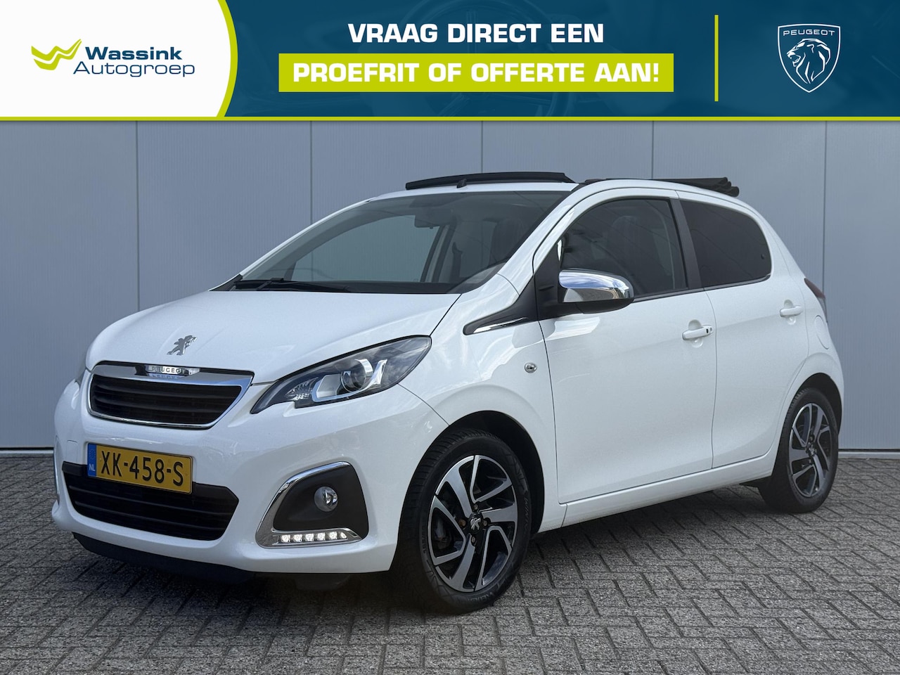 Peugeot 108 - 1.0 e-VTi Allure TOP! Automaat | schuifdak | Achteruitrijcamera | Bluetooth | Airco | Lich - AutoWereld.nl