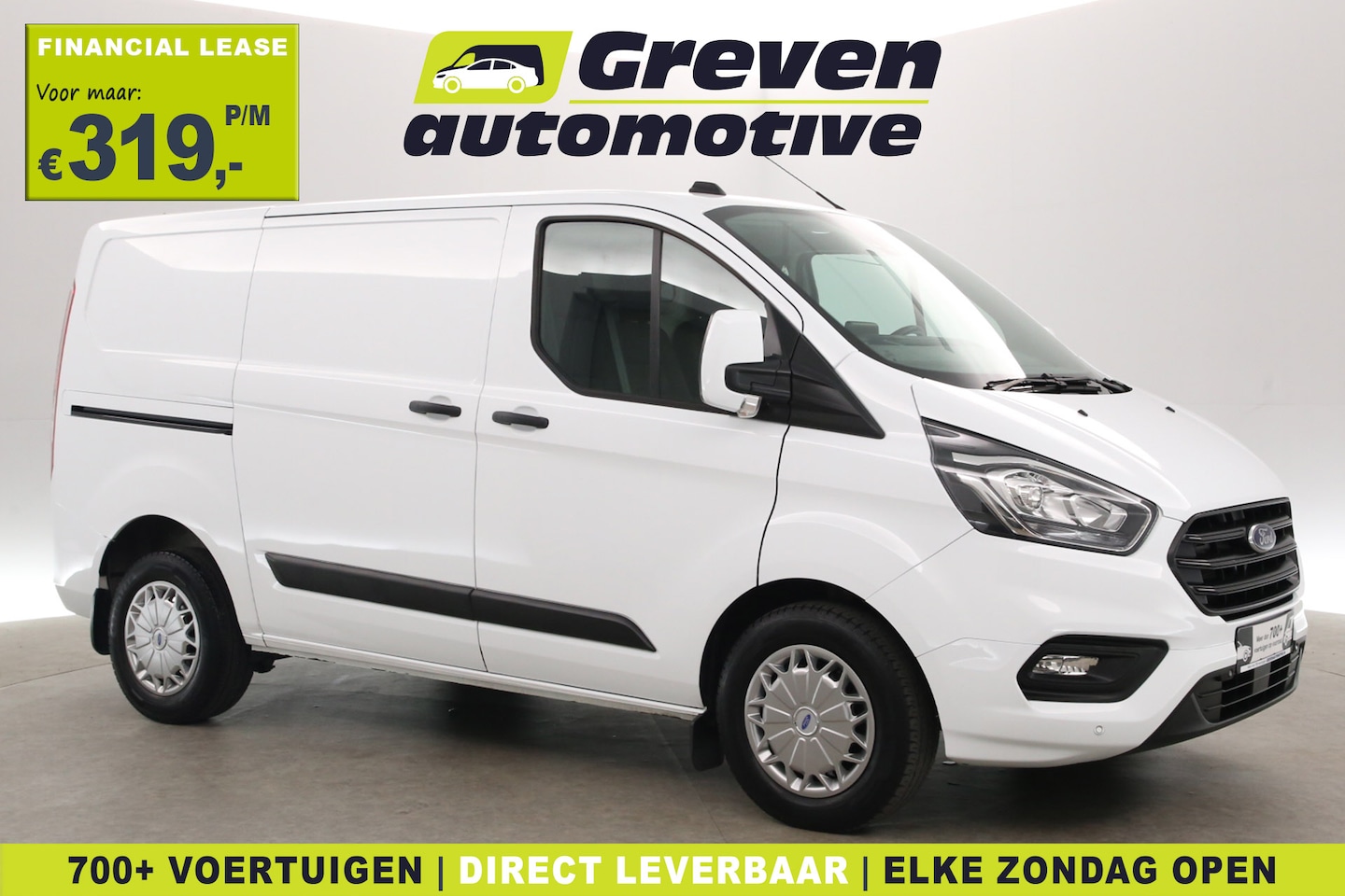 Ford Transit Custom - PHEV L1H1 | Airco | Cruise | Camera | 3 Zits | Carplay | LED | 2xSchuifdeur | Parkeersens. - AutoWereld.nl