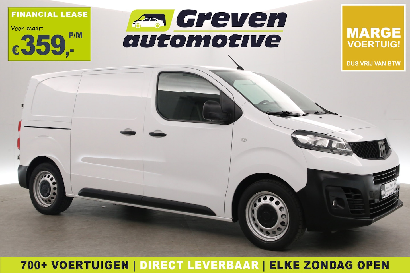 Fiat Scudo - L2H1 | Marge | Airco | Cruise | Camera | Carplay | 3 Zits | Navi | Parkeersens. - AutoWereld.nl
