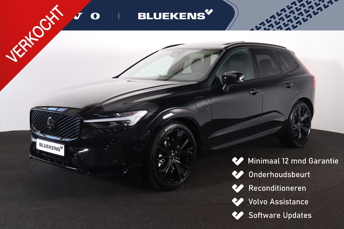 Volvo XC60 - T8 Recharge AWD Ultra Black Edition Exec - Luchtvering - Panorama/schuifdak - IntelliSafe - AutoWereld.nl